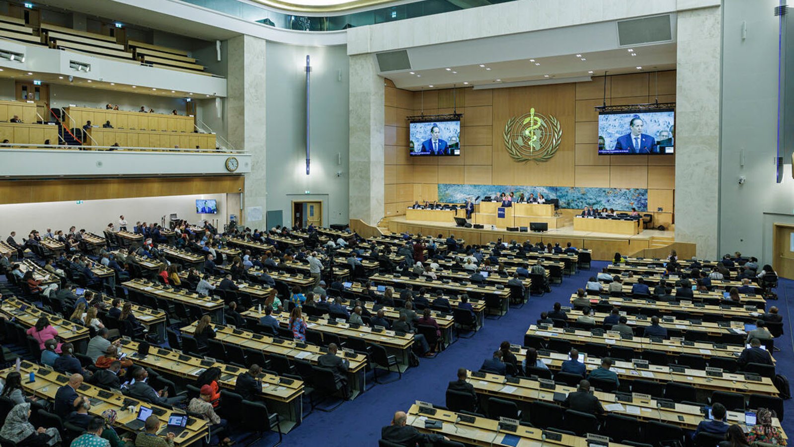 The World Health Organization in session - Seventy-ninth World Health Assembly, Geneva, Switzerland, 18 - 23 May 2026. The closing Plenary session of the 79th World Health Assembly at the Palais des Nations in Geneva, Switzerland, on 23 May 2026. Source: World Health Organization
